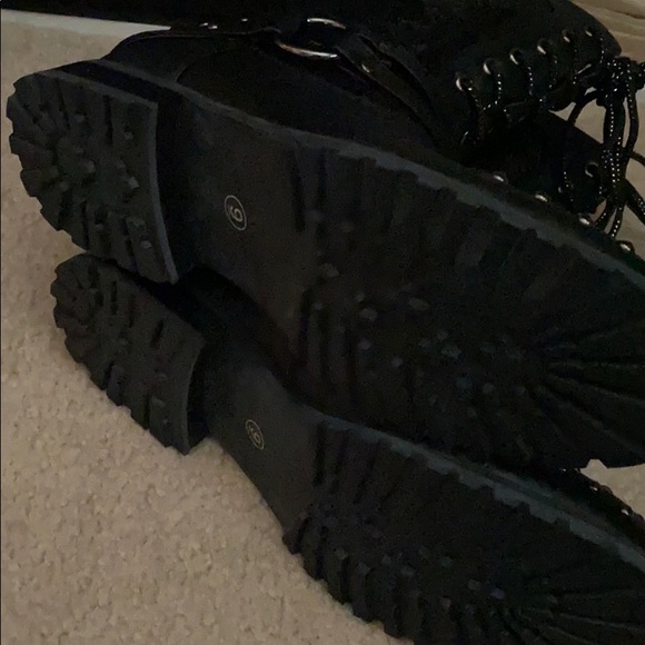 Chic biker moto boots with studs and sequins - Picture 6 of 7